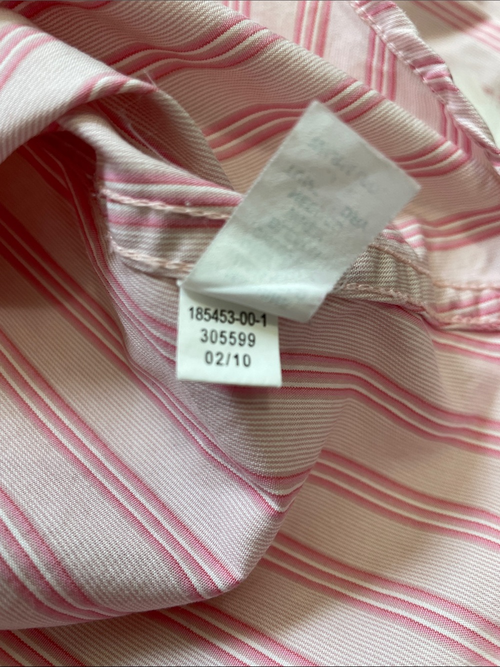GAP Vintage Women's Western Pink Striped Button-Down (floral snaps) Shirt Medium - Picture 10 of 15